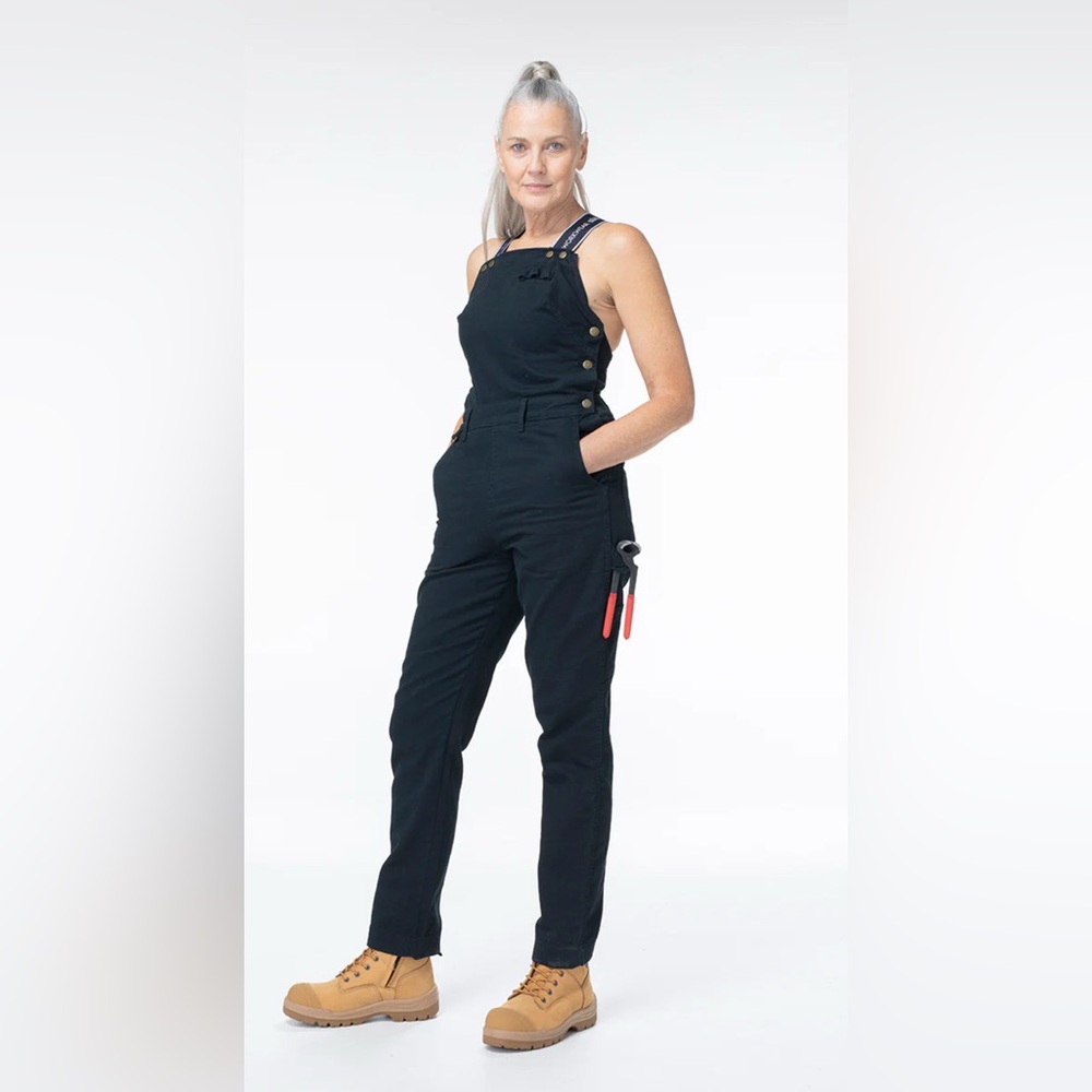 Women's Black Utility Jumpsuit